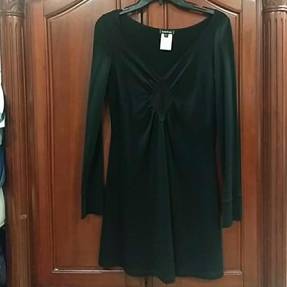 bebe little black dress